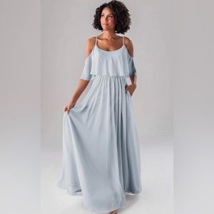 Kennedy Blue Nora Bridesmaid Dress in Fog